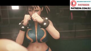 Chun Li Hard Anal Riding After Fight - Hottest Street Fighter Anal Hentai 4k 60fps