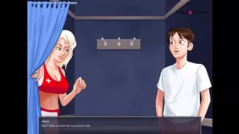 Summertime Saga - Anon Watched His Step-sister Nude Body While She Take Bath and Other Nude Girls