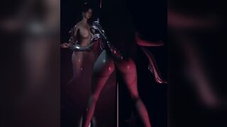 3D cute Asian stripper naked her big ass and dance for you