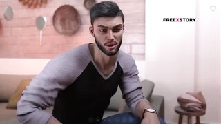 The Seven Realms. Sex with Gina Again. She Gives Blowjob Then Raids His Dick While He Sucking Nipple