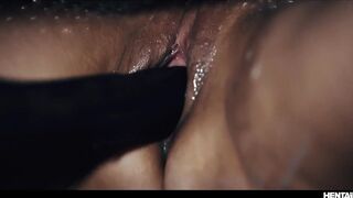 REAL LIFE HENTAI - Emiri Momota and Barbie Rous In Wild Interracial Lesbian Sex Creampie