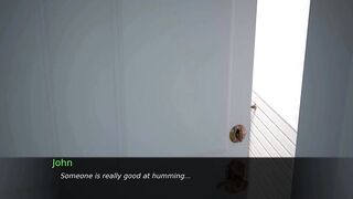 Dusklight Manor 1 - John Peeking Bathroom Where Audrey's Seein...r Beautiful Half Nude Body in the Mirror in Different Poses