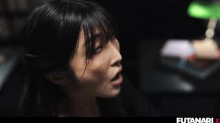 Asian Futa Ladyboy Fucks Redhead Girl With Pussy Creampie Cleanup And Shemale Cumshots