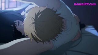 Ecchi Chainsaw Man Seduced In Public Bathroom And Get Fucked * Home Alone * ( HENTAI )