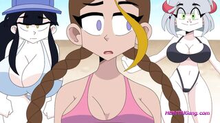 The Nude Beach ◆ Cartoon Porn