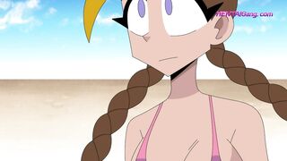 The Nude Beach ◆ Cartoon Porn