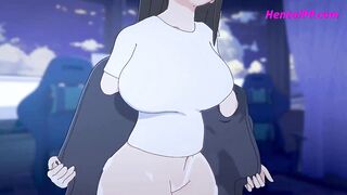 Cute Brunette Get Fucked At Work ( HENTAI 2D )