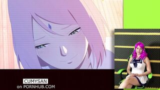 NARUTO Shippuden SAKURA HARUNO Hentai UNCENSORED Reaction CARTOON Boruto r34 xxx PORN cosplay