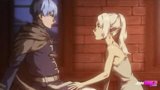 Frieren Passional Blowjob At First Date ( Hentai Exclusive 2025 )