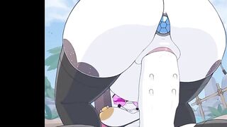 HOT FURRY PORN ON THE BEACH BIG ASS FUCK CARTOON FURRY 60FPS