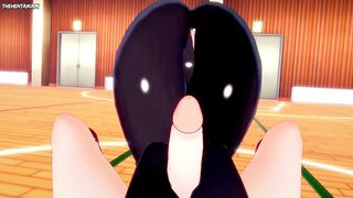 Ada Wong from Resident Evil Works Out With a Footjob! Hentai POV