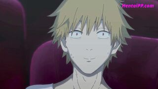 Quick Blowjob At Cinema ( Uncensored ) HENTAI