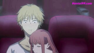 Quick Blowjob At Cinema ( Uncensored ) HENTAI