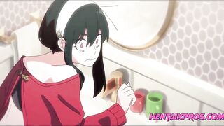 Romantic shower sex - First time fuck - Anime hentai