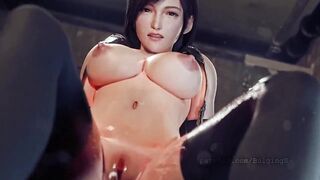 Tifa Lockhart - Anal creampie