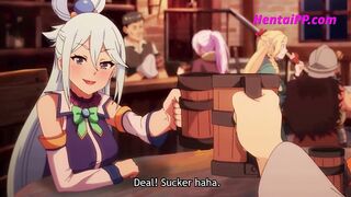 Who Can Drink More!? - Hentai XXX Parody