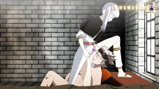 Noelle makes Asta lick her pussy and they fuck hard until they cum | Black Clover Hentai