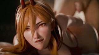 Chainsaw-man ( Power ) In The Secret Room - Hentai Uncensored