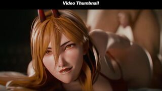 Chainsaw-man ( Power ) In The Secret Room - Hentai Uncensored