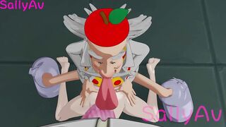 One Piece Bonney and vegarPunk sex scene by SallyAv