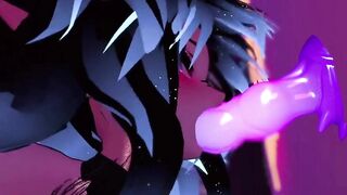 Tattooed Beauty Gets Pounded Wild & Dildo Deepthroat