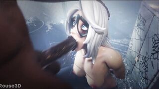 Black cat - Blowjob | 3d Hentai [Rouse3D]