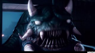 Nezuko Demon Slayer Cosplay 3d Anime Hentai Monster FUCK - The Return of Rae Lil Black Sexy Big Tits