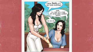 Married Brunette Housewife Was Fucked by a Shoe Salesman Right in the Store. Comic