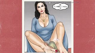 Married Brunette Housewife Was Fucked by a Shoe Salesman Right in the Store. Comic