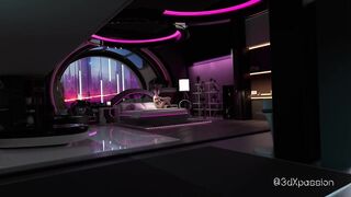 Welcome to vr Nexus 3 neon dreams with sexy girl. Cyberpunk style