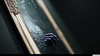 3D Anime Horror - Nerdy Girl Leana Lovings Summons Sex Demon And Gets Monster Fucked Unbirth Vore