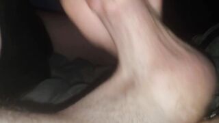 Quick deepthroat I just wanted to tast him and gag on his cock