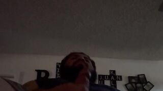 Masturbating to hentai