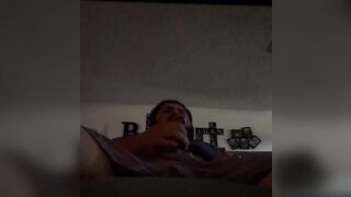 Masturbating to hentai