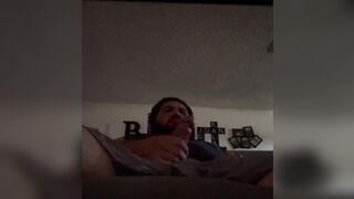 Masturbating to hentai