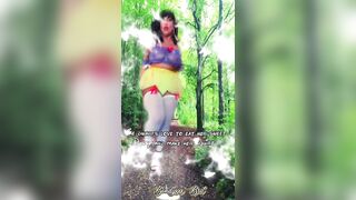 SLUTTY SNOW WHITE ESCAPES DWARFS TO FUCK GIANT COCK