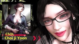 CSOL - Choi ji Yoon × Seductive Feet × Beautiful Ass × Guardian General - Lite Version