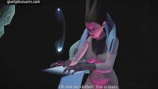 Woman Grows and Expands into Bimbo Goddess After Finding Lost Artifact