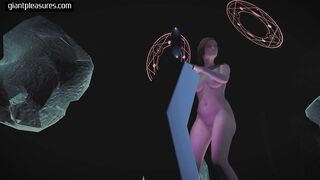 Woman Grows and Expands into Bimbo Goddess After Finding Lost Artifact