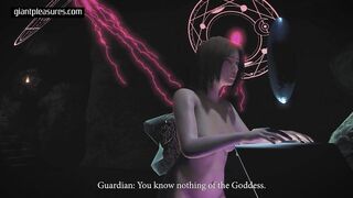 Woman Grows and Expands into Bimbo Goddess After Finding Lost Artifact