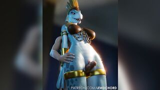 Lizard Girl Lets You Fuck Her Thick Thighs