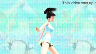 3DGSPOT - Hot Girls Deepthroat A Big Cock In SPLIT-SCREEN COMP! 3D CARTOON PORN!