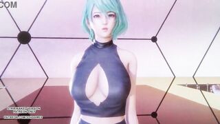 [MMD] NAYEON - ABCD Doa Tamaki Hot Kpop Dance Uncensored Hentai Cosplay