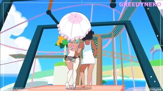 Princess Peach gets fucked by a big cock that ejaculates in her