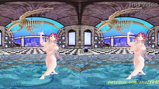 VR180 mmd Marine Nude Dance 3d hololive Hentai