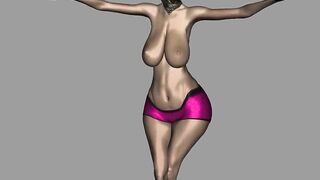 Belly Dancer CGI 3D
