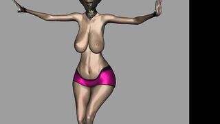 Belly Dancer CGI 3D