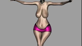 Belly Dancer CGI 3D