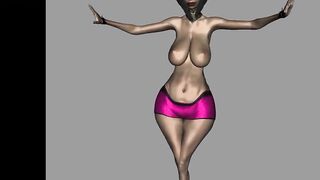 Belly Dancer CGI 3D
