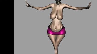 Belly Dancer CGI 3D